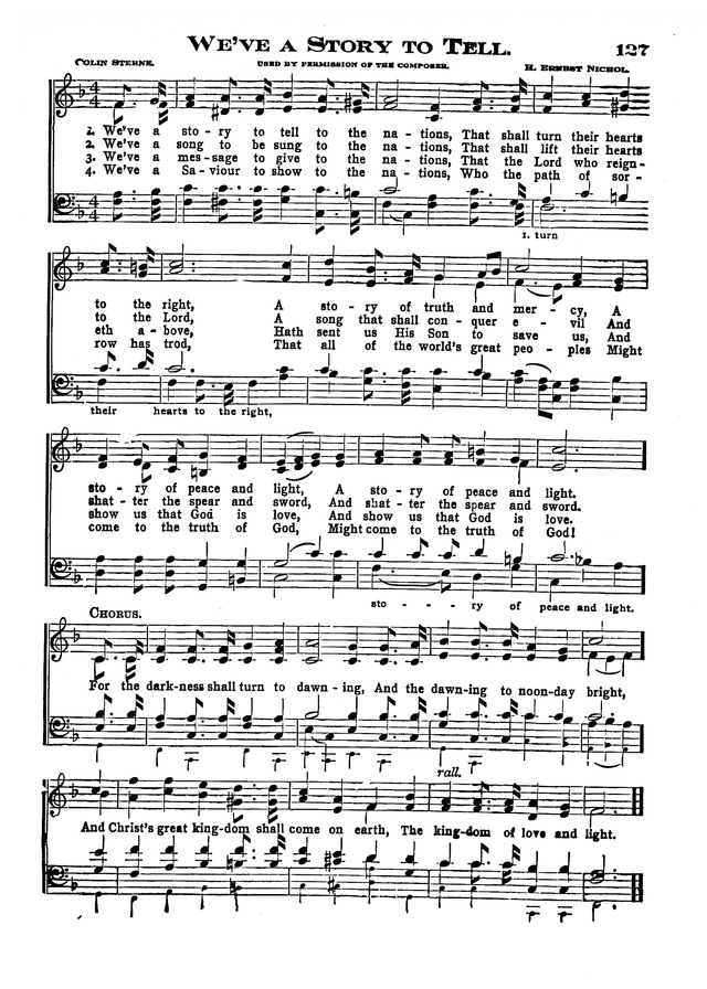 The Excelsior Hymnal page 127