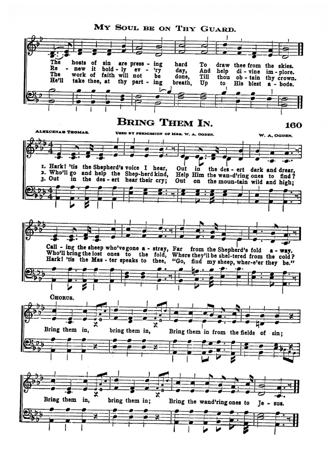 The Excelsior Hymnal page 157