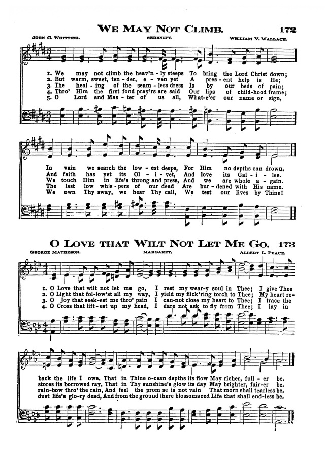 The Excelsior Hymnal page 165