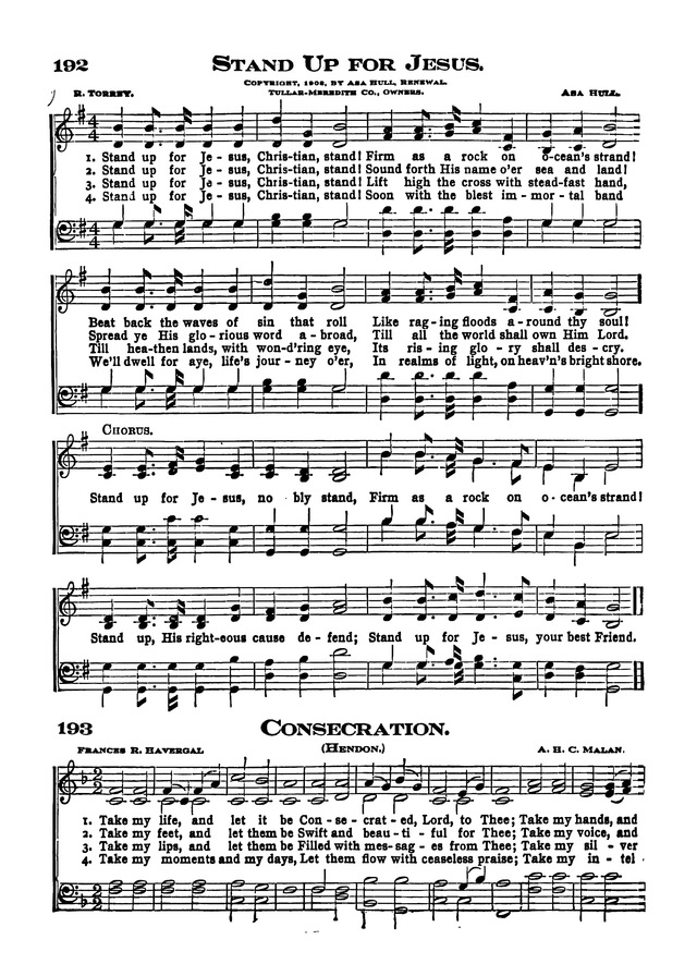 The Excelsior Hymnal page 176