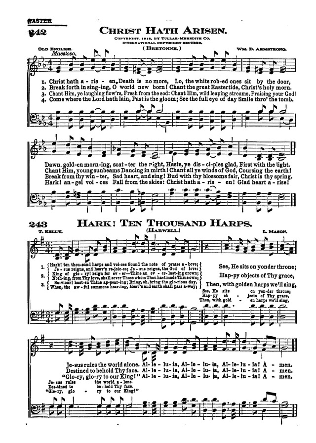 The Excelsior Hymnal page 212