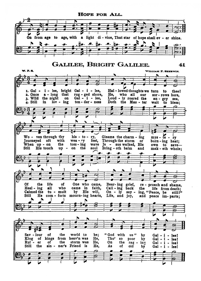 The Excelsior Hymnal page 41