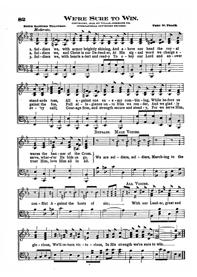 The Excelsior Hymnal page 82