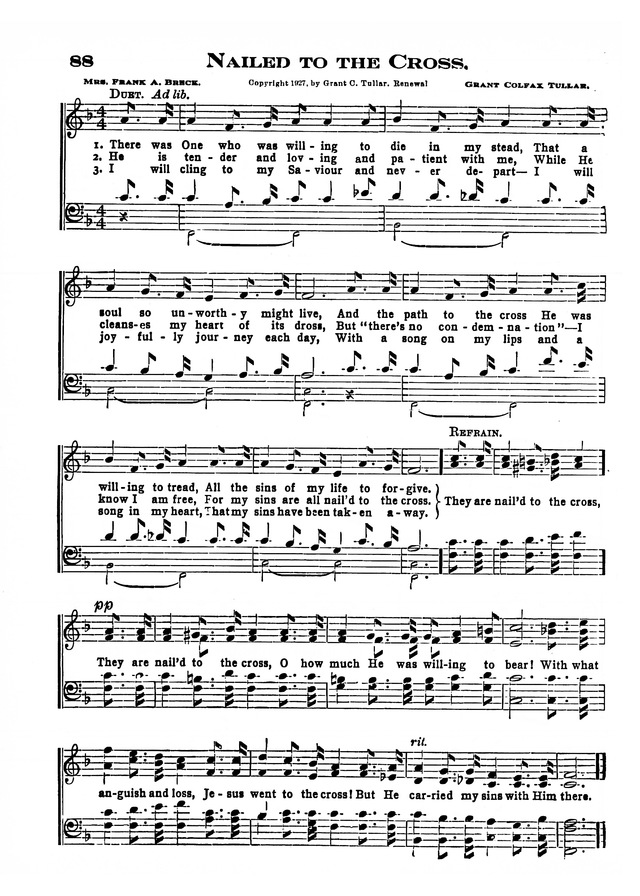 The Excelsior Hymnal page 88