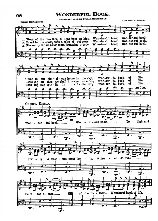 The Excelsior Hymnal page 98