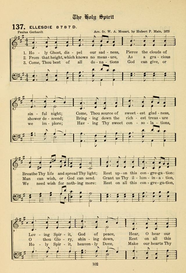 The Evangelical Hymnal page 104