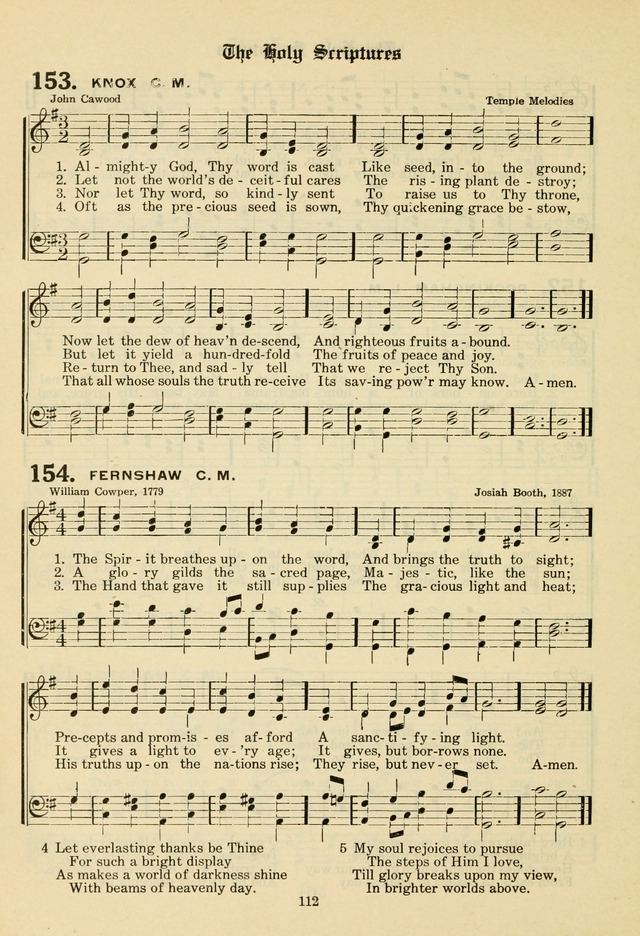 The Evangelical Hymnal page 114