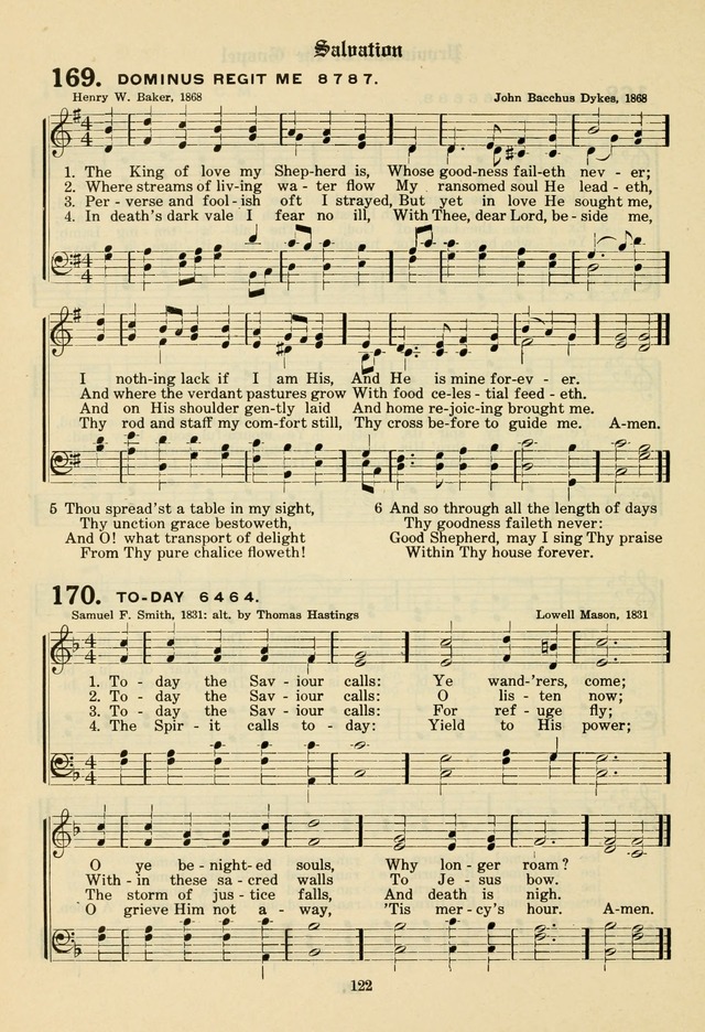 The Evangelical Hymnal page 124