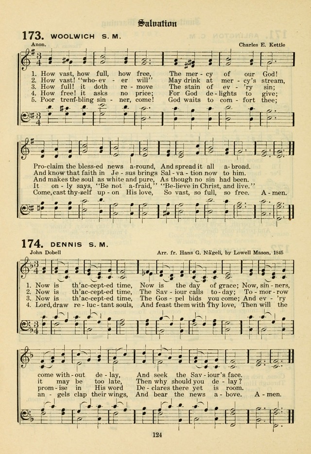 The Evangelical Hymnal page 126