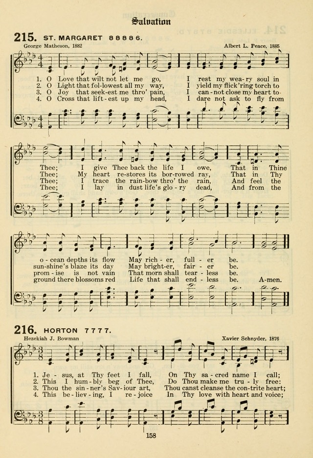 The Evangelical Hymnal page 160