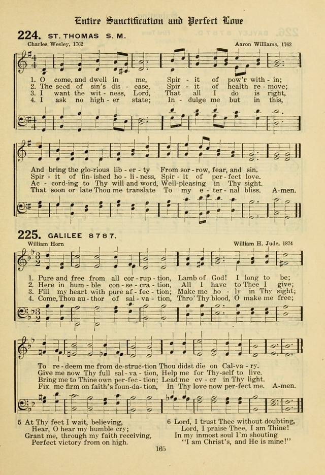 The Evangelical Hymnal page 167