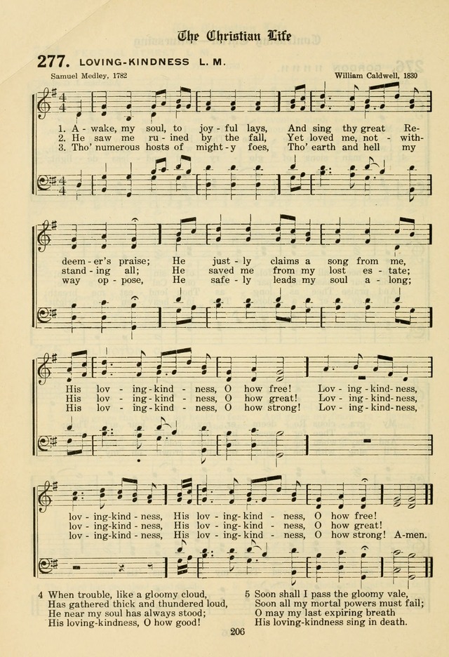 The Evangelical Hymnal page 208