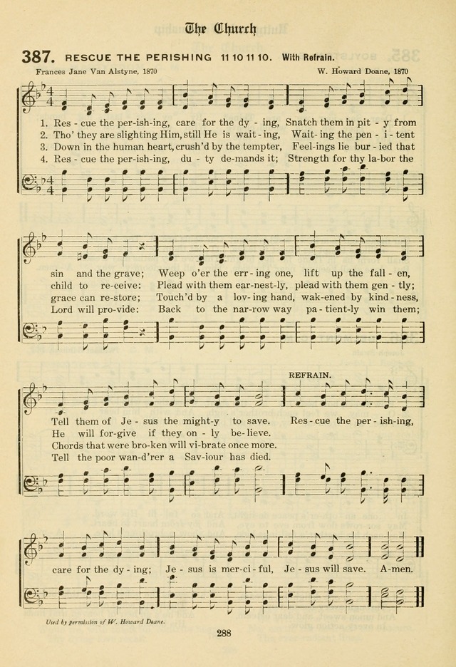 The Evangelical Hymnal page 290