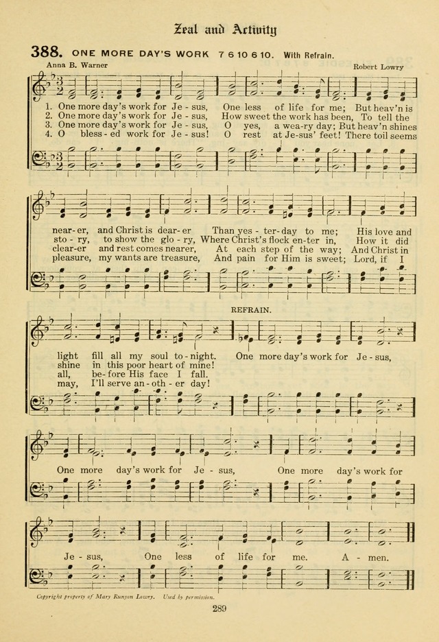 The Evangelical Hymnal page 291