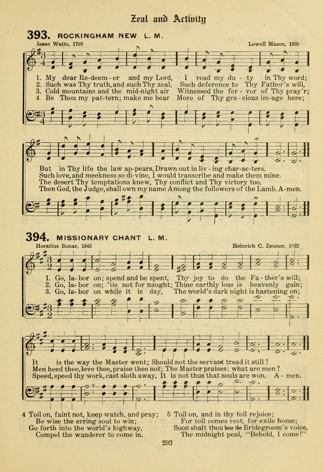 The Evangelical Hymnal page 295