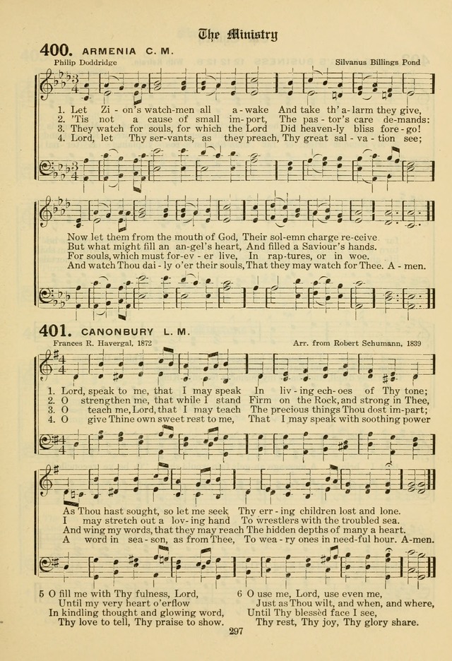 The Evangelical Hymnal page 299