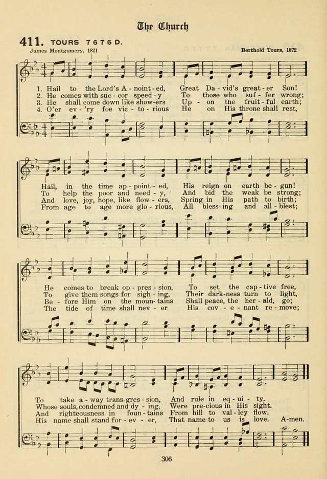 The Evangelical Hymnal page 308