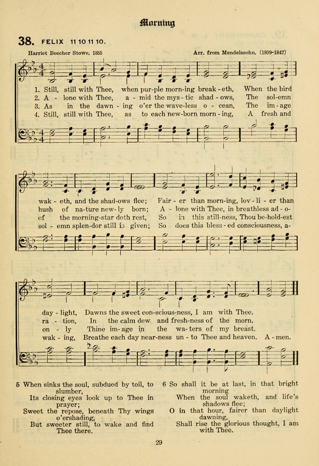 The Evangelical Hymnal page 31