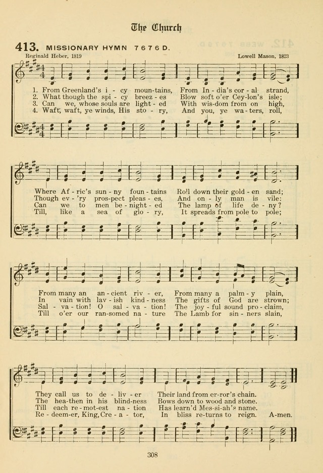 The Evangelical Hymnal page 310