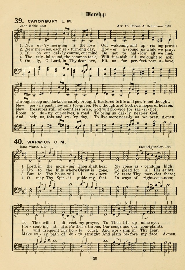 The Evangelical Hymnal page 32