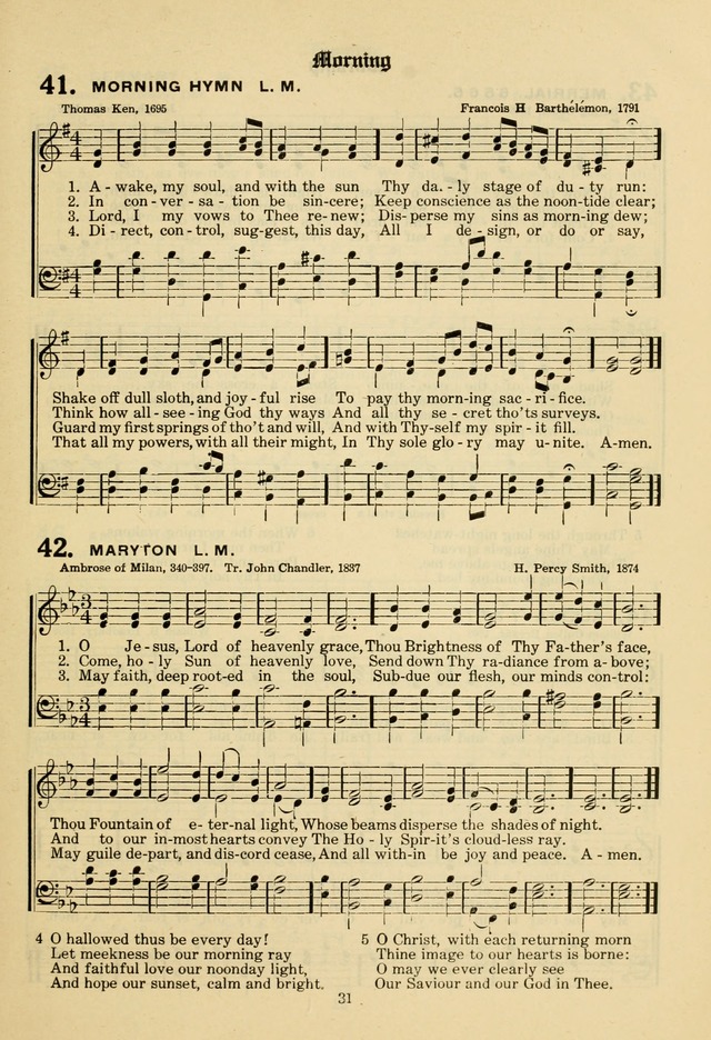 The Evangelical Hymnal page 33