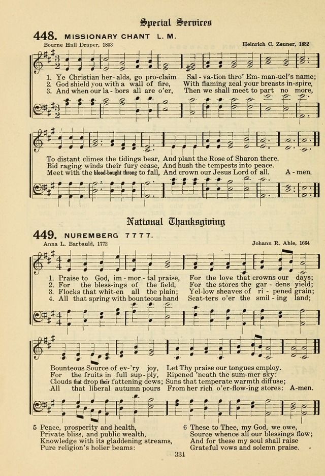 The Evangelical Hymnal page 336