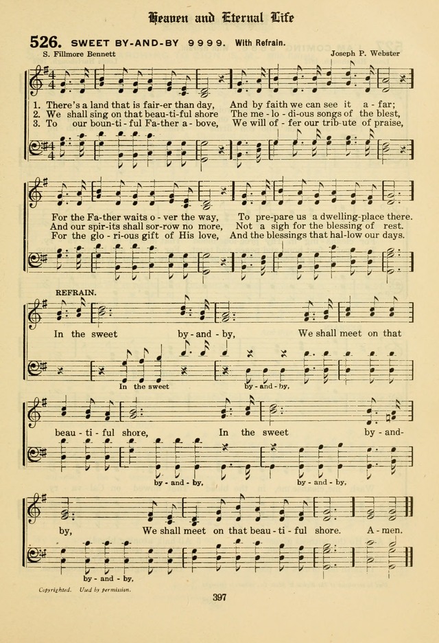 The Evangelical Hymnal page 399