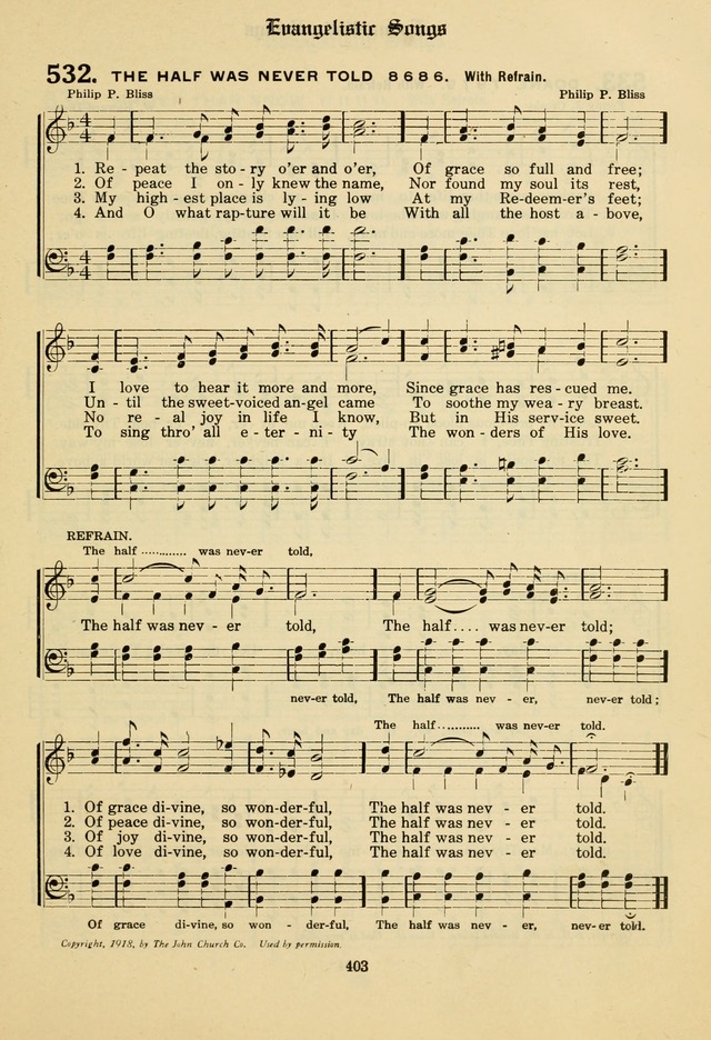 The Evangelical Hymnal page 405