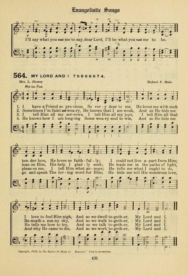 The Evangelical Hymnal page 437