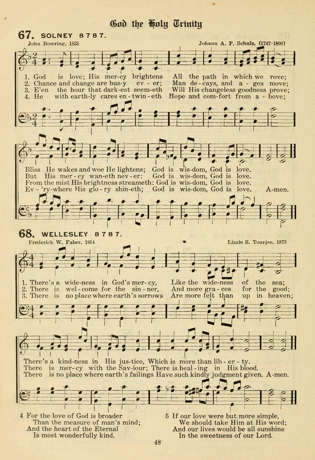 The Evangelical Hymnal page 50