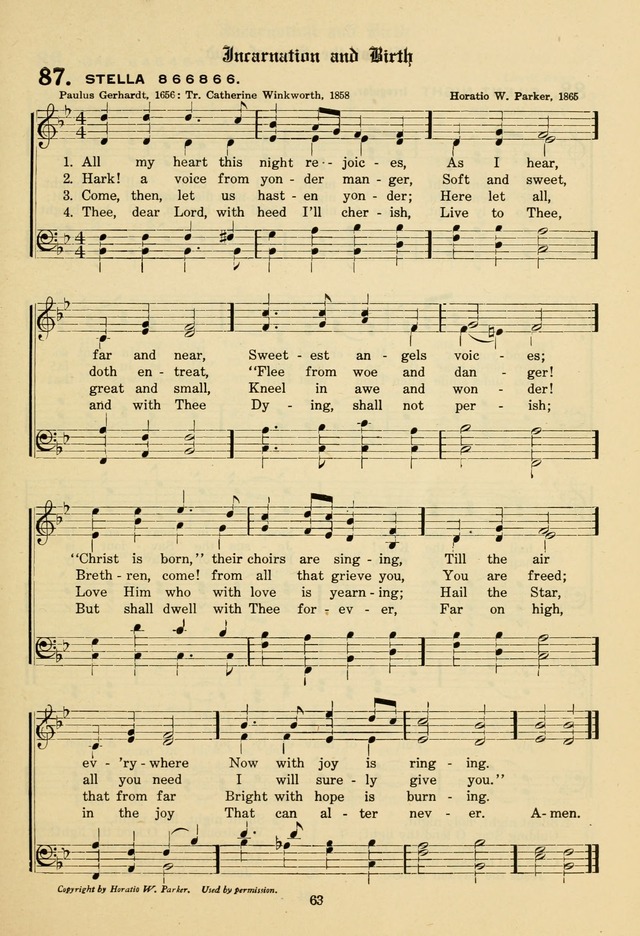 The Evangelical Hymnal page 65