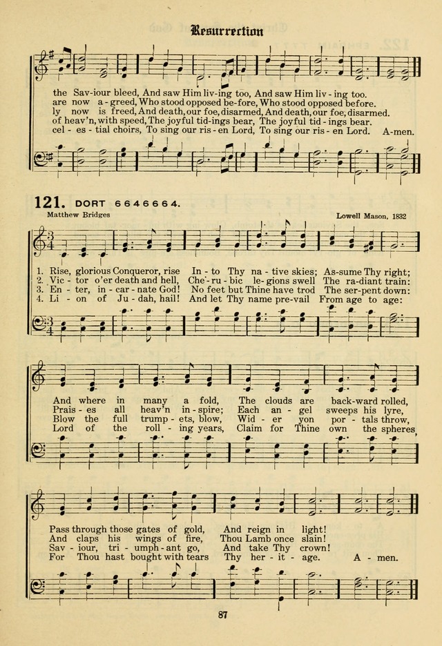 The Evangelical Hymnal page 89