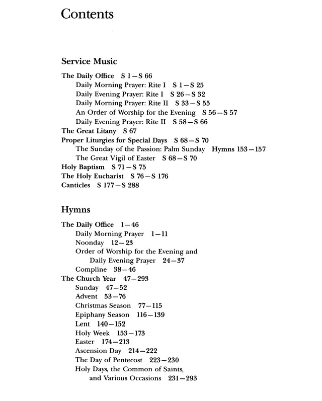 The Hymnal 1982: according to the use of the Episcopal Church page 4