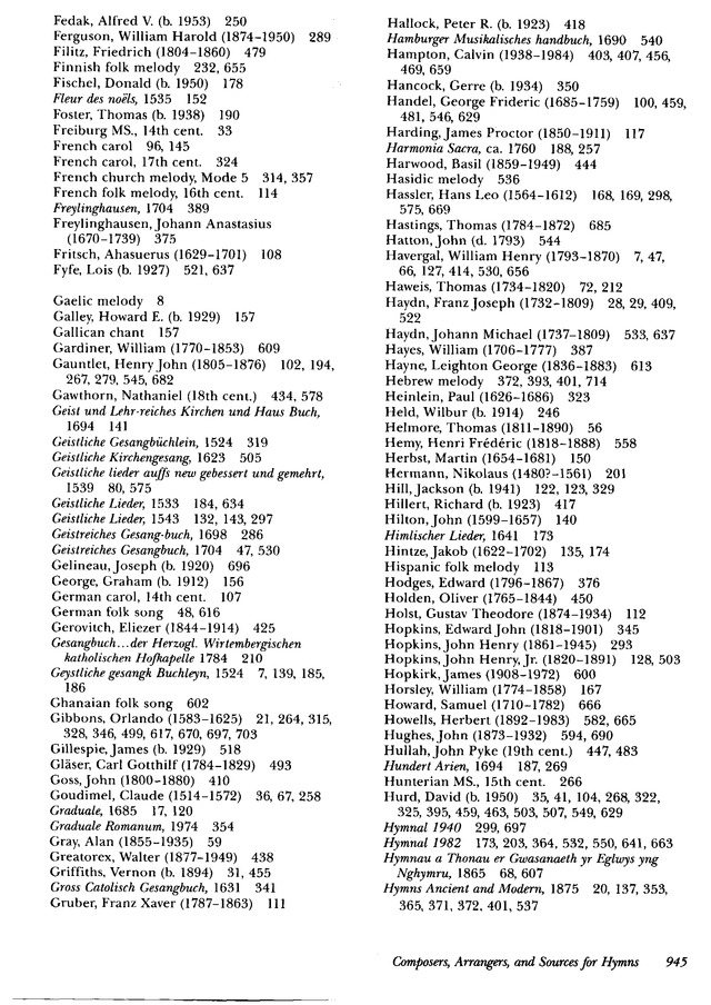 The Hymnal 1982: according to the use of the Episcopal Church page 947