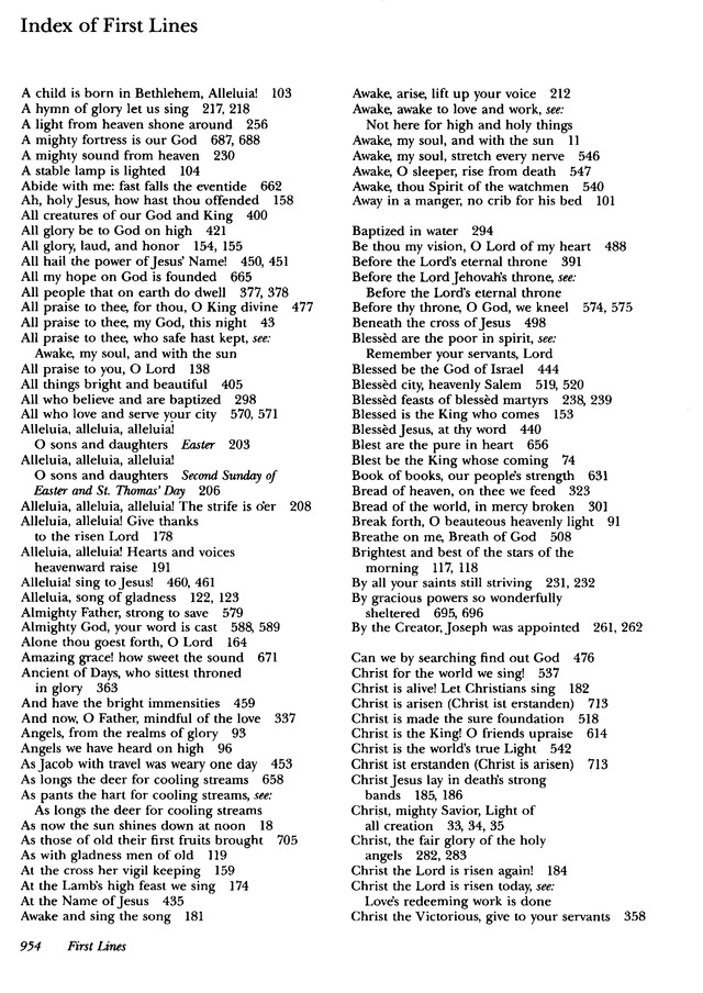 The Hymnal 1982: according to the use of the Episcopal Church page 956