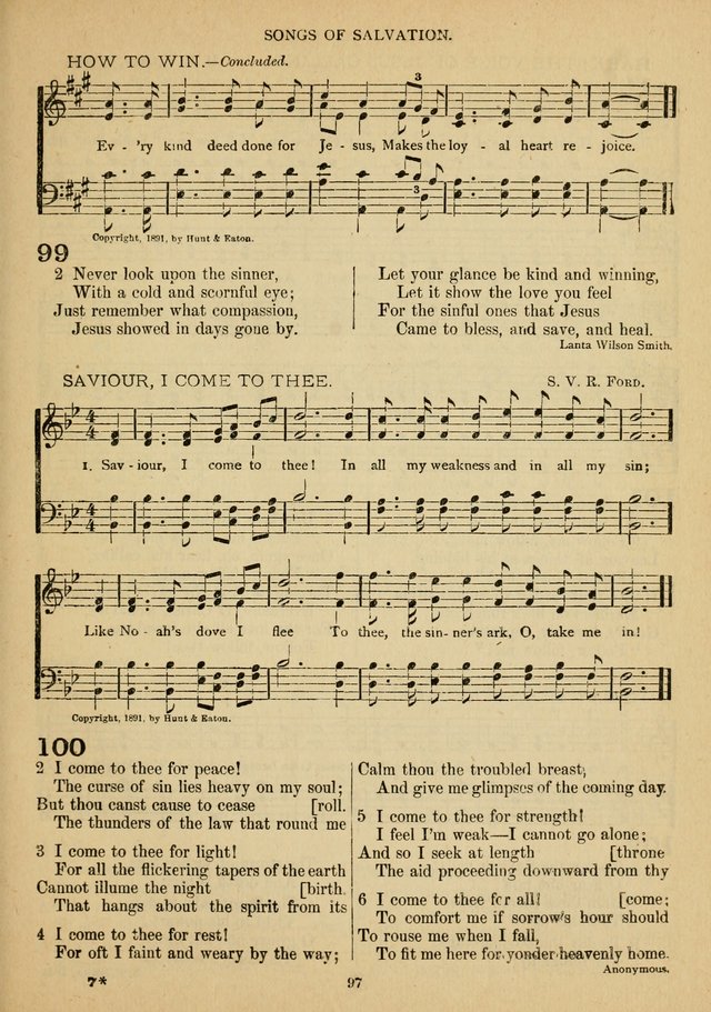 The Epworth Hymnal No. 2: containing standard hymns of the Church, Songs for the Sunday-school, songs for social services, Songs for Young People