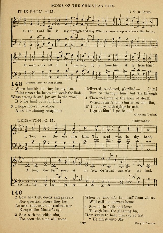 The Epworth Hymnal No. 2: containing standard hymns of the Church, Songs for the Sunday-school, songs for social services, Songs for Young People