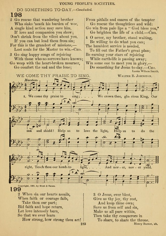 The Epworth Hymnal No. 2: containing standard hymns of the Church, Songs for the Sunday-school, songs for social services, Songs for Young People