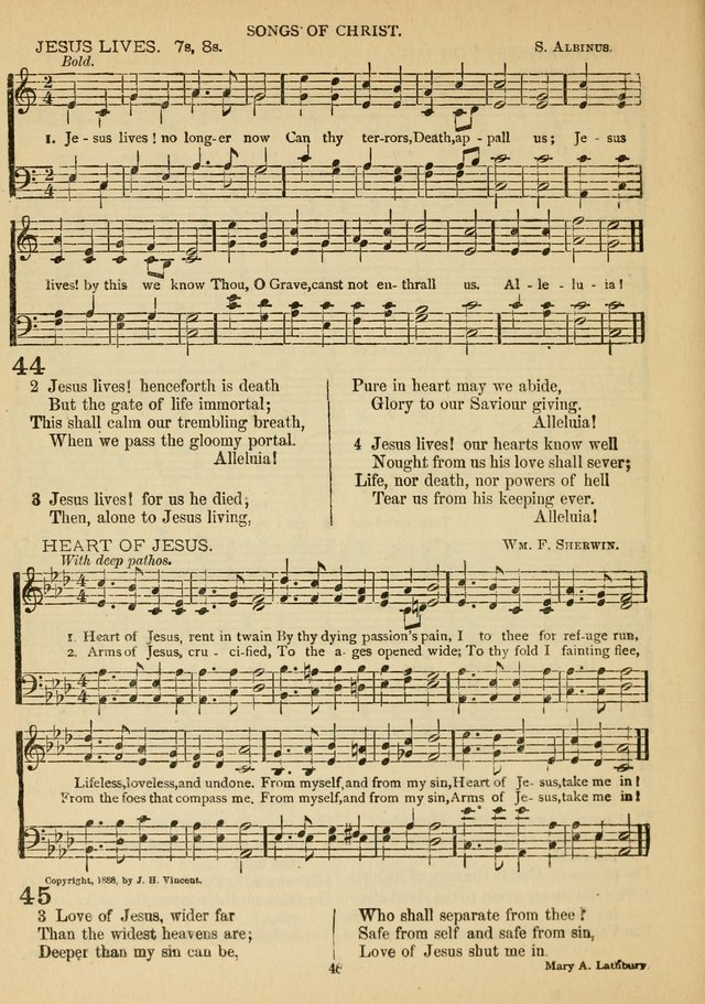 The Epworth Hymnal No. 2: containing standard hymns of the Church, Songs for the Sunday-school, songs for social services, Songs for Young People