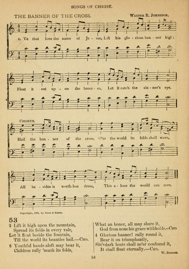 The Epworth Hymnal No. 2: containing standard hymns of the Church, Songs for the Sunday-school, songs for social services, Songs for Young People