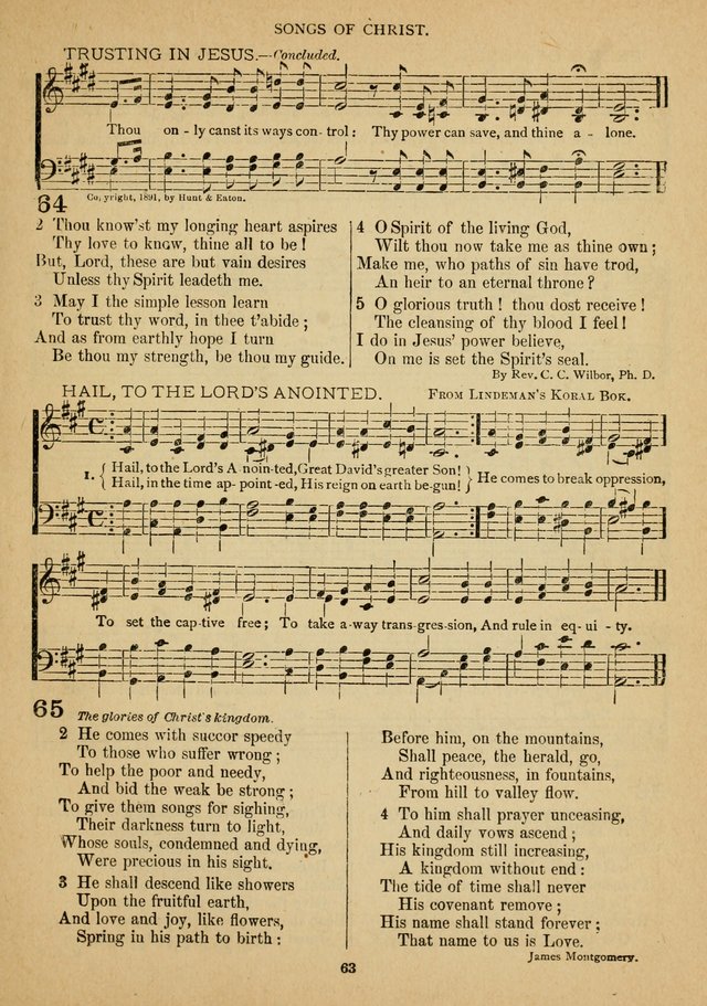 The Epworth Hymnal No. 2: containing standard hymns of the Church, Songs for the Sunday-school, songs for social services, Songs for Young People