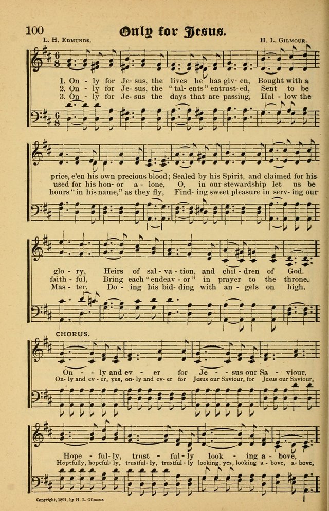 The Emory Hymnal No. 2: sacred hymns and music for use in public worship, Sunday-schools, social meetings and family worship page 102