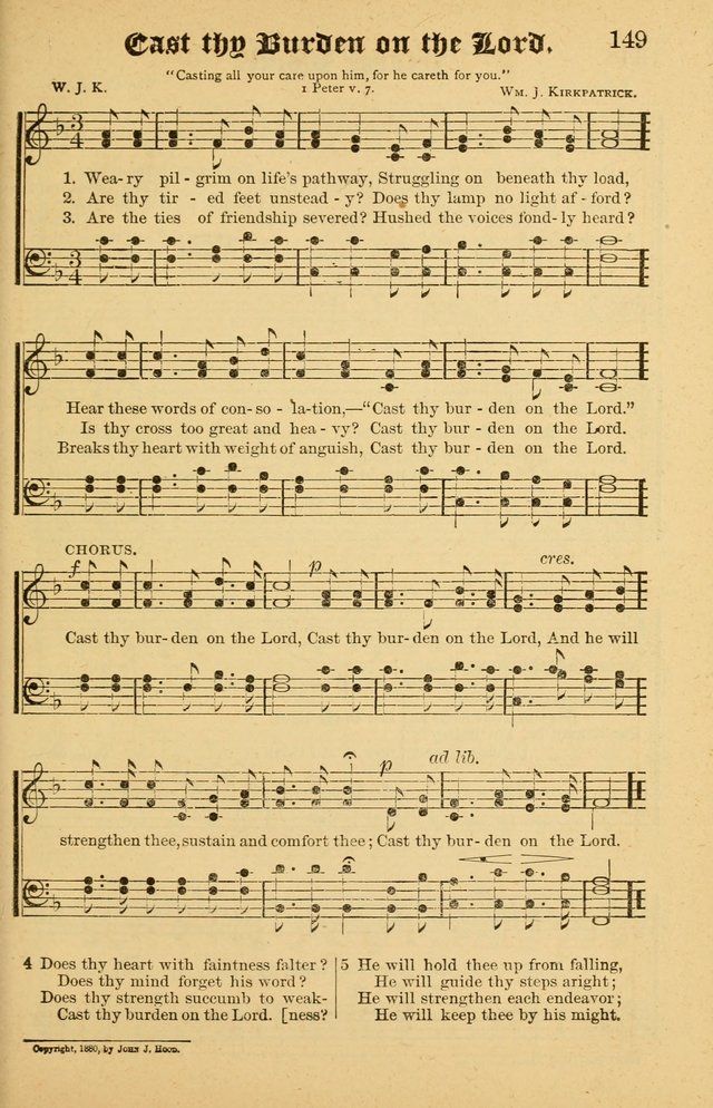 The Emory Hymnal No. 2: sacred hymns and music for use in public worship, Sunday-schools, social meetings and family worship page 151