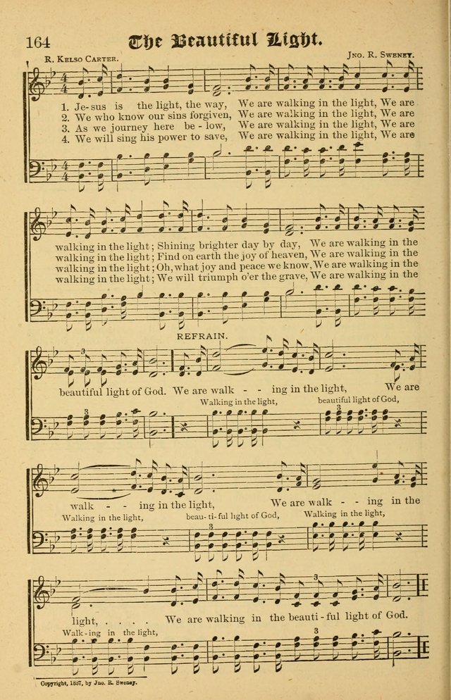 The Emory Hymnal No. 2: sacred hymns and music for use in public worship, Sunday-schools, social meetings and family worship page 166