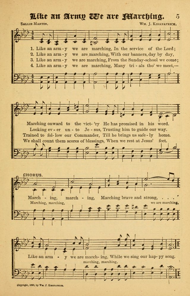 The Emory Hymnal No. 2: sacred hymns and music for use in public worship, Sunday-schools, social meetings and family worship page 5