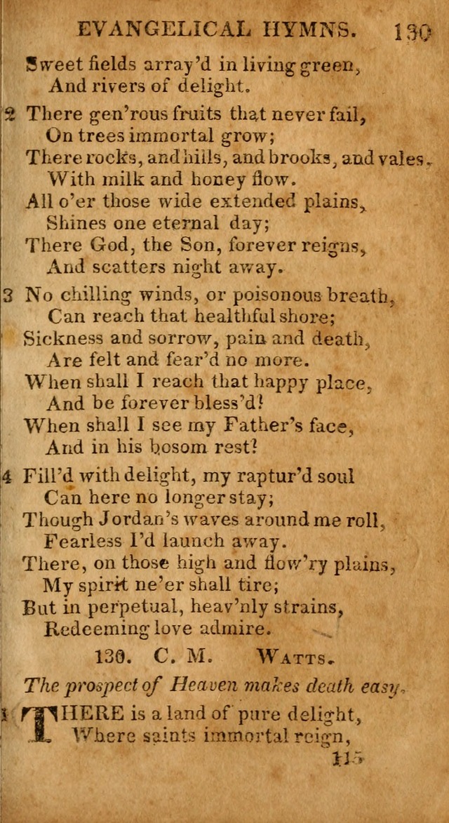 Evangelical Hymns: for private, family, social, and public worship; selected from various authors (3rd ed. enl.) page 115