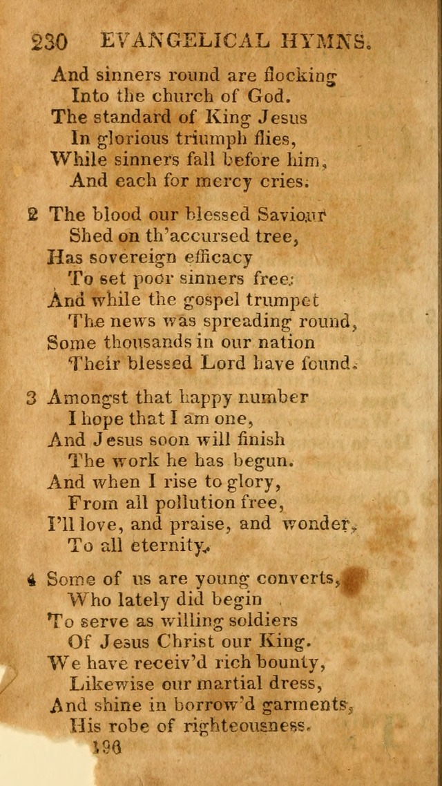 Evangelical Hymns: for private, family, social, and public worship; selected from various authors (3rd ed. enl.) page 196