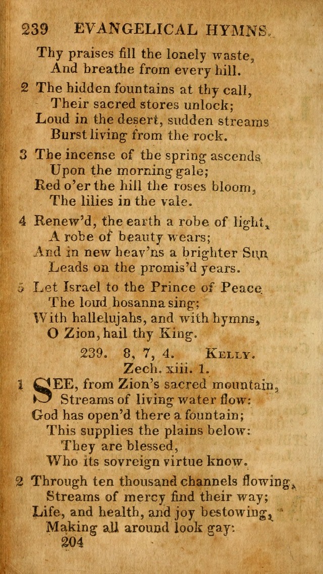 Evangelical Hymns: for private, family, social, and public worship; selected from various authors (3rd ed. enl.) page 204