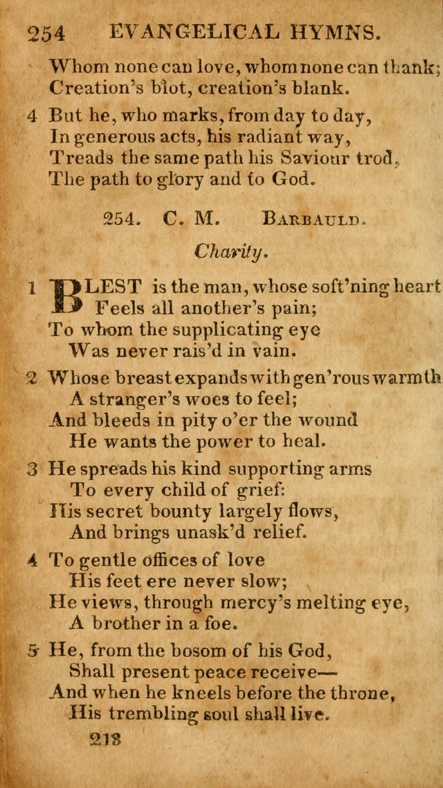 Evangelical Hymns: for private, family, social, and public worship; selected from various authors (3rd ed. enl.) page 218