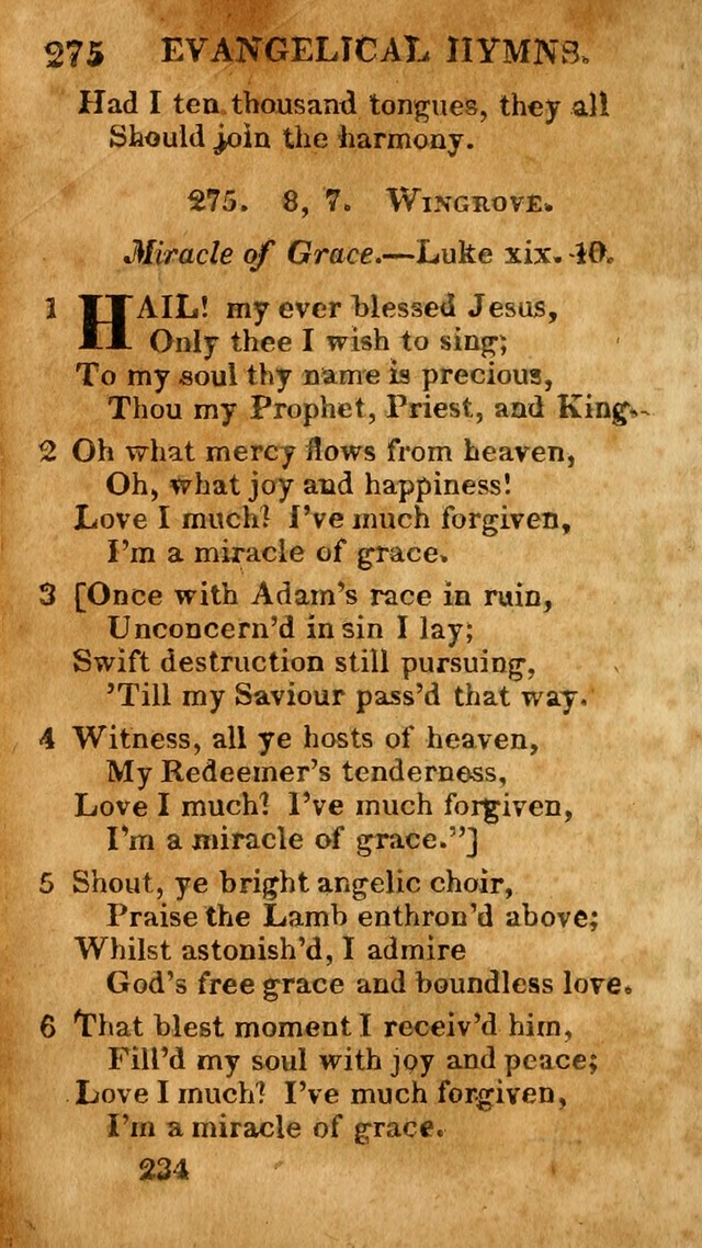 Evangelical Hymns: for private, family, social, and public worship; selected from various authors (3rd ed. enl.) page 234